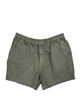 Cove 5" Chino Shorts Olive Green — Size 38
